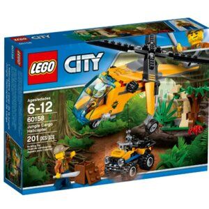 LEGO® City Jungle Cargo Helicopter/ Car 2 -in-1 60158 Incomplete Set Spider Gear